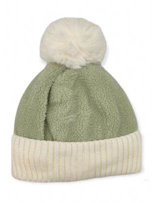 Verde 12-0262 Γυναικείος Pom Pom Beanie Πράσινος