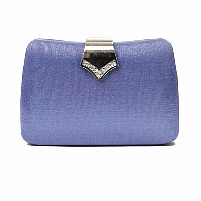 Clutch Με Περλες Blue