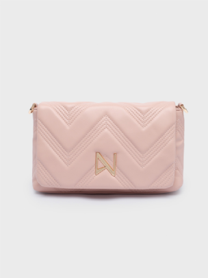 Nolah Γυναικεία Τσάντα Ώμου Χιαστί Weaver Pastel Pink