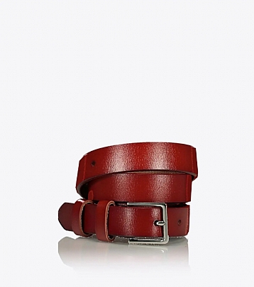 Axel Leather Belt Bordo