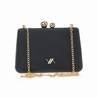 Verde Γυναικείο Τσαντάκι Βραδινό Clutch 01-1845 Black