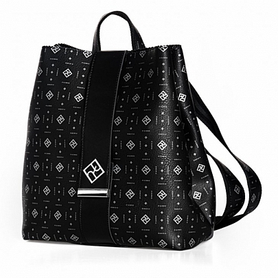 Pierro Τσάντα Πλάτης Fauna Monogram Black