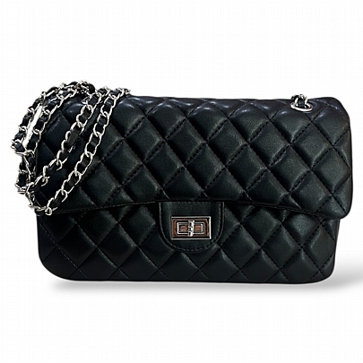 Προϊόν: Γυναικεία Τσάντα Χιαστί/Ώμου Καπιτονέ 4125 Black Γυναικεία Τσάντα Χιαστί/Ώμου Καπιτονέ 4125 Black