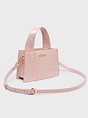 Nolah Γυναικεία Τσάντα Ώμου/ Χιαστί Klea Baby Pink : 2