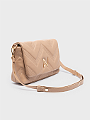 Nolah Γυναικεία Τσάντα Ώμου Χιαστί Weaver Beige : 2