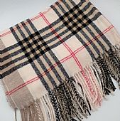 Πασμίνα-Εσάρπα Blended Cashmere 31764-B12 Beige Plaid : 1