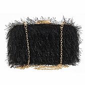 Verde Γυναικείο Τσαντάκι Βραδινό Clutch 01-1674 Black : 1