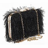 Verde Γυναικείο Τσαντάκι Βραδινό Clutch 01-1674 Black : 2