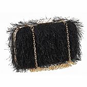 Verde Γυναικείο Τσαντάκι Βραδινό Clutch 01-1674 Black : 3