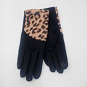 Γυναικεία Γάντια Leopard με fleece FSL-14 Black : 1