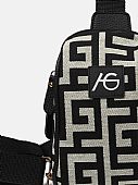 Χειροποίητη Γυναικεία Τσάντα Crossbody Ari Gorgio 78927 Black-White : 3